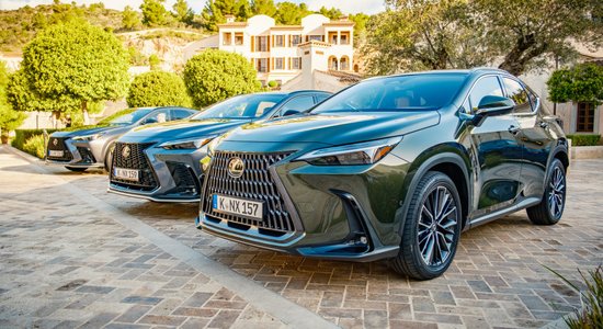 Foto: Spānijā prezentēts jaunais 'Lexus NX' apvidnieks