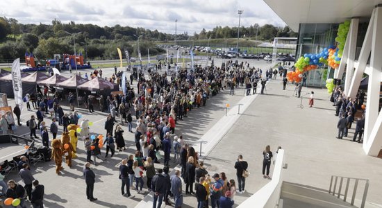 Foto: Rēzeknes olimpiskā centra arēnas atklāšana