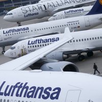 'Lufthansa' pilotu streika dēļ atcelti 800 avioreisu