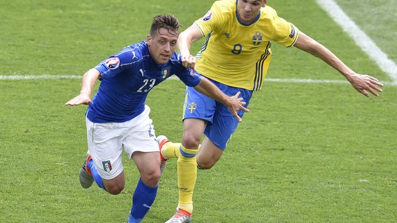 Futbols, EURO 2016. Itālija -  Zviedrija - 1