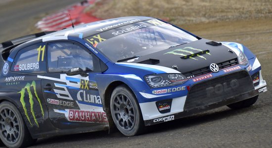 Solbergam Latvijas 'WorldRX' posmā lauzts atslēgas kauls