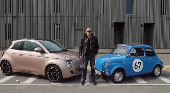 Latvijā ieradies jaunais 'Fiat 500' elektriskajā versijā