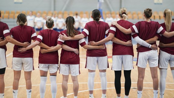 Basketbols, Latvijas sieviešu izlase, pārbaudes spēle pret Somiju - 21