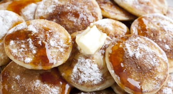 Оладьи с сахаром Poffertjes