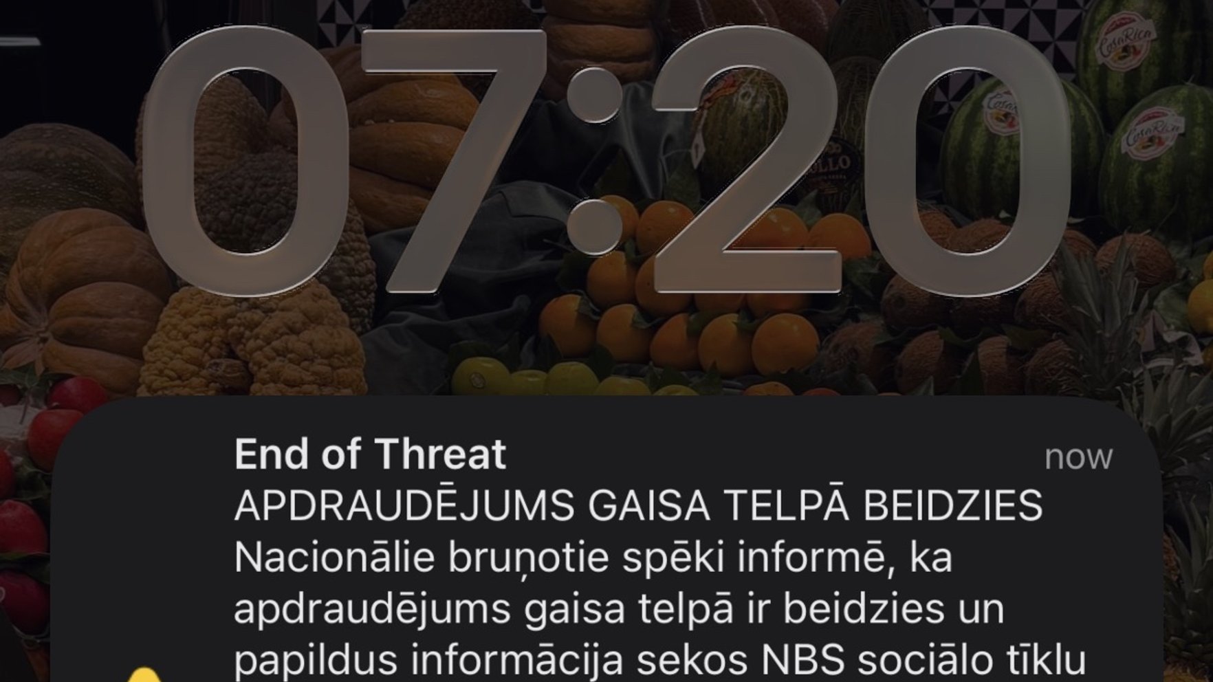 Gaisa apdraudējuma gadījumos turpmāk izmantos divu līmeņu šūnu apraides paziņojumus