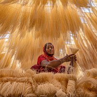 Dienas ceļojumu foto: Rīsu nūdeļu fabrika Bangladešā