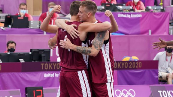 Tokijas olimpiskās spēles, 3x3 basketbols: Latvija - Polija - 9