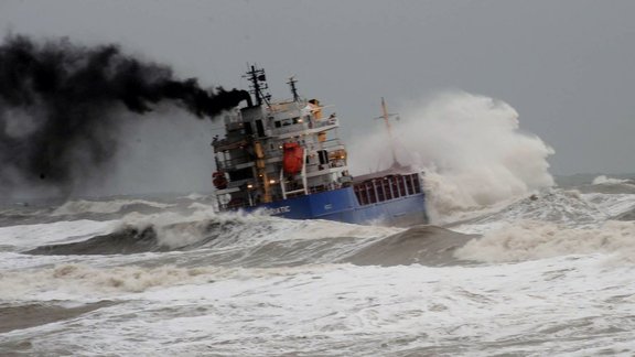 stormy waters in the Black Sea