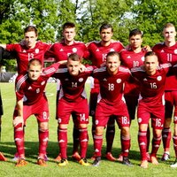 Latvijas U-21 futbolisti izcīna Baltijas kausu