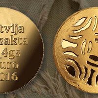 В четверг выпустят первую золотую монету, посвященную 100-летию Латвии
