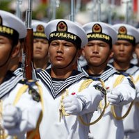 Ķīna Dienvidķīnas jūrā sākusi Jūras spēku mācības