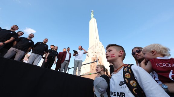 Basketbols. Latvijas izlases sagaidīšana - 33