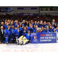 Somijas U-18 hokeja izlase apspēlē ASV un triumfē pasaules čempionātā