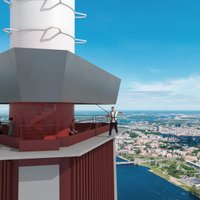 ФОТО, ВИДЕО: У телебашни на Закюсале будут три смотровые площадки и самый большой маятник Фуко в мире