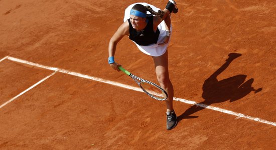 Ostapenko ar maču pret Martincovu uzsāk 'French Open'