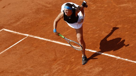 Teniss, French Open: Jeļena Ostapenko - Viktorija Azarenka - 3