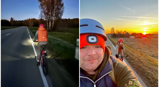 142 kilometri 24 stundās ar velo. Tēva un dēla rudenīgais piedzīvojums