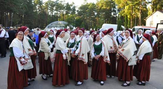 Foto: Dziesmu svētku koncerta 'Zvaigžņu ceļā' ģenerālmēģinājums