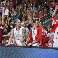 Latvijas basketbolisti PK kvalifikāciju turpina ar Eiropas čempiones Slovēnijas pieveikšanu