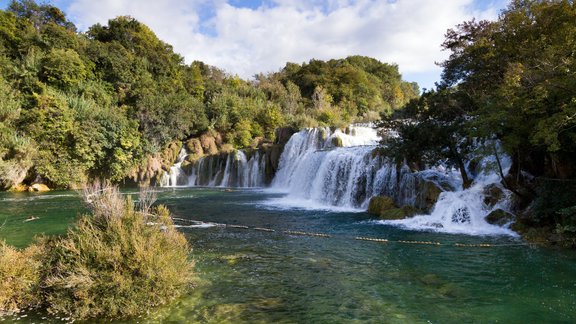 Krka nacionālais parks Šibenika Horvātija 