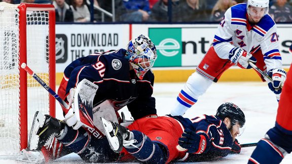 NHL hokejs: Blue Jackets pret Rangers - 10