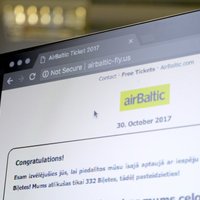 'airBaltic' brīdina par viltus konkursu sociālajos tīklos aviokompānijas vārdā