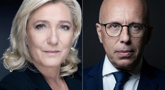 Francijas konservatīvie atstādina savu līderi par mēģinājumu izveidot aliansi ar Lepēnu