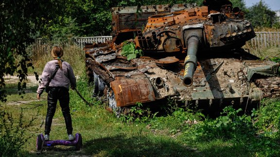 Ukraina Krievijas tanks 