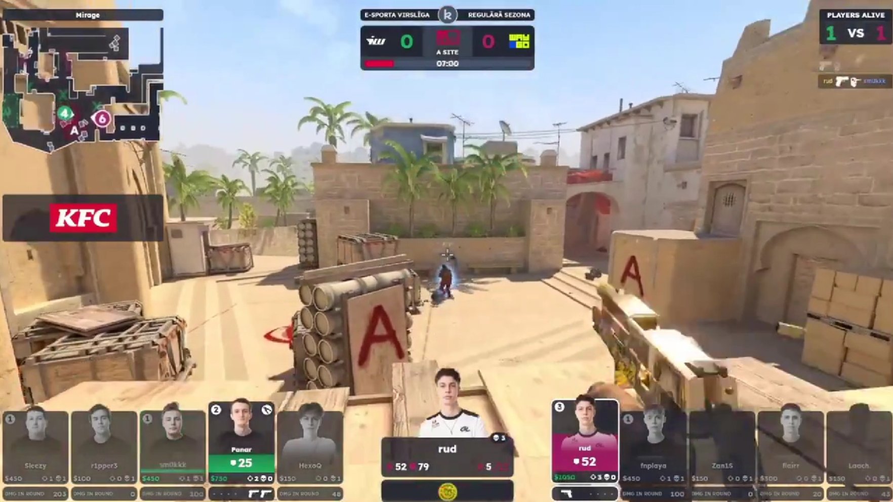 "KFC" Latvijas e-sporta virslīgas trešās kārtas cīņas. Video tiešraide