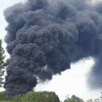 Эксперты: пожар в Юрмале серьезно не навредит жителям и окружающей среде