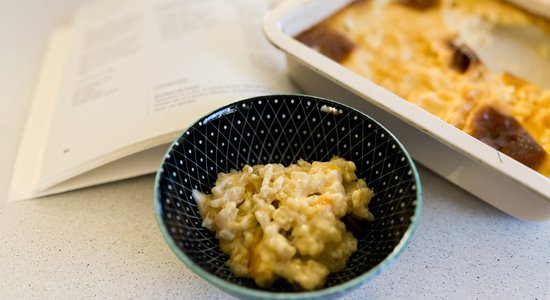 Recepte no grāmatas: cepeškrāsnī gatavots rīsu pudiņš