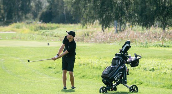 Foto: Latvijas golferi Jūrmalā cīnās par ceļazīmēm uz Franciju