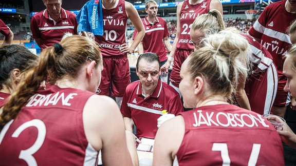 Basketbols, Eurobasket sievietēm: Latvija - Zviedrija - 15