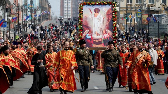 Pareizticīgo Lieldienas Krievijā 