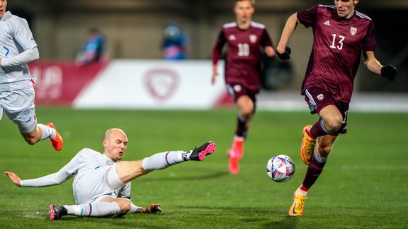 Futbols, Baltijas kauss: Latvija - Islande