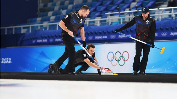 Pekinas olimpisko spēļu kērlinga turnīra rezultāti (16.02.2022.)