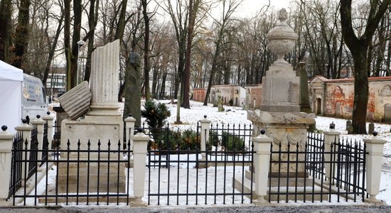 На Большом кладбище за 160 000 евро отреставрированы памятники семьи Верман