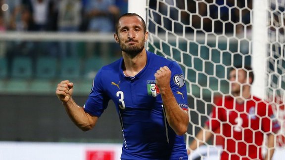 Italy soccer Giorgio Chiellini