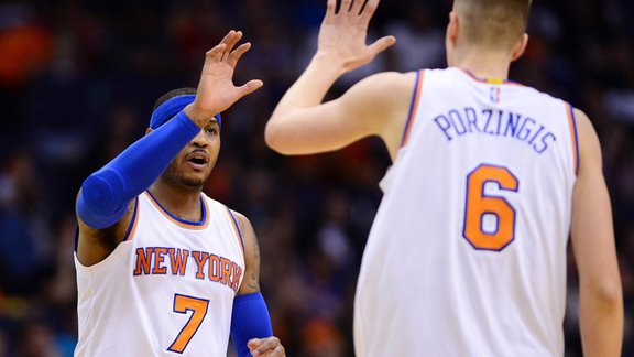 Basketbols: Knicks pret Suns - 2