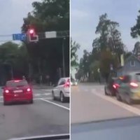 Video: Taksists Jūrmalā brauc tikai pār sarkano gaismu