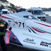 Latvijas ātrumlaivu pilots Ņikita Lijcs uzvar pasaules čempionāta posmā Norvēģijā
