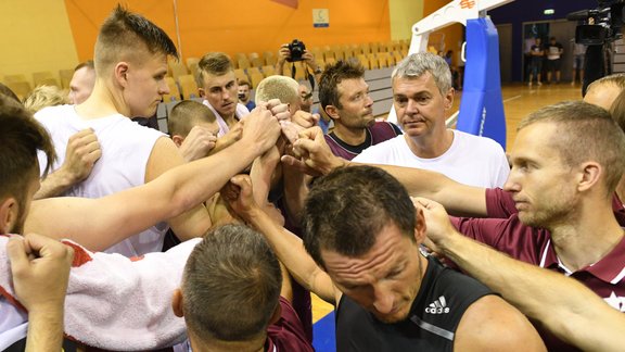 Latvijas basketbola izlases atklātais treniņš un preses konference - 55