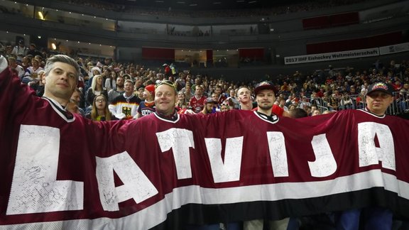 Supporters of Latvia