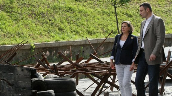 Victoria Nuland and Vitalii Klitschko