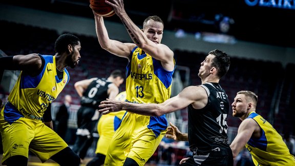 Basketbols, LBL fināls 2019, ceturtā spēle: VEF Rīga - Ventspils - 1