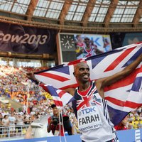 Slavenais britu 'gargabalnieks' Mo Farahs sapņo par pasaules rekordu maratonā