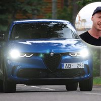 Video: Kristaps Ērglis izmēģina 'Alfa Romeo Tonale' apvidnieku
