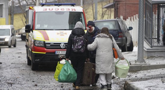 Divās diennaktīs no Harkivas apgabala pierobežas evakuēti 4500 iedzīvotāju