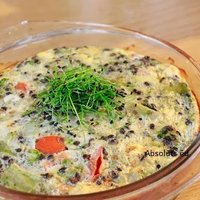 Pusdienu omlete ar lēcām un brokoļiem