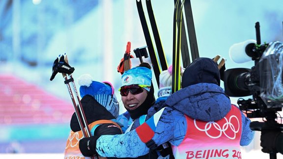 krievijas biatlonistes, Pekina, biathlon, women, Russia, Olympic games